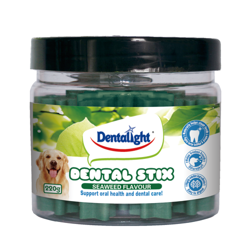 Dentalight 2.5" Dental Stix seaweed Flavour 220g - SKU 05130