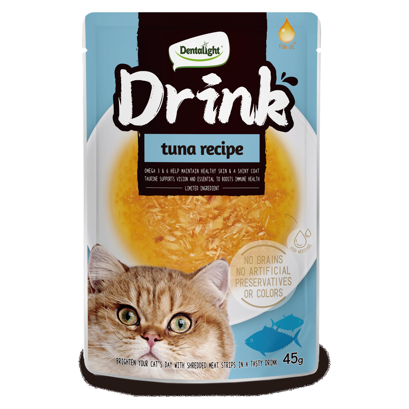 Dentalight CAT DRINK TUNA RECIPE 45g - SKU 13173